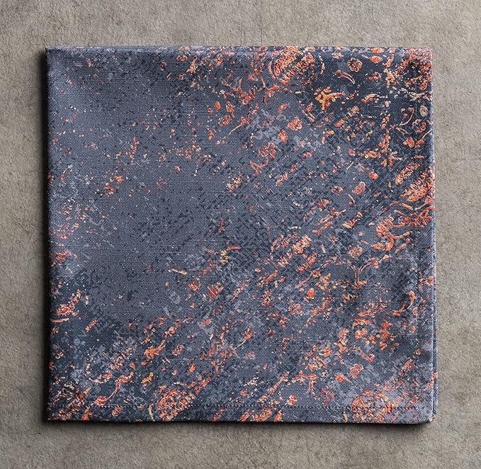 Maison d' Hermine Cloth Napkins Set of 4 100% Cotton Everyday Reusable Square Napkins Cloth Washable, Dinner, Party, Wedding, Restaurant (Imperfection, 20" x 20")