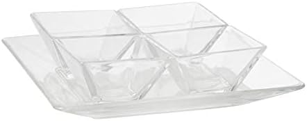 VETRERIA DI BORGONOVO Burgundy Display Board, Model Modes, Set of 5 Pieces, Multicoloured, One Size,