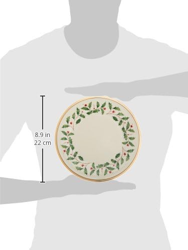 Lenox 146504010 Holiday Salad Plate, Christmas Dinnerware