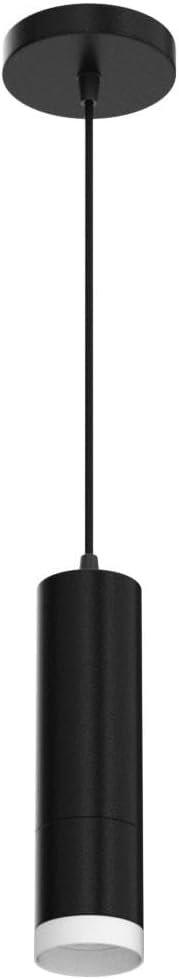 OKELI Pendant Lights Kitchen Island, Modern Unique Adjustable Focus Pendant Lighting for Kitchen Island Dining Room, Bedroom,Bar, Black LED Mini Spot Pendant Lights with 20W,4000K, ETL5026458(1Pack)