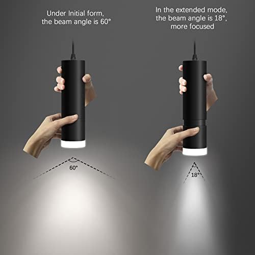 OKELI Pendant Light Smart, Modern Black Pendant Lights Fixture, Dimmable Unique LED Pendant Lighting for Kitchen Island,20W,2700-6000K, ETL(1Pack)