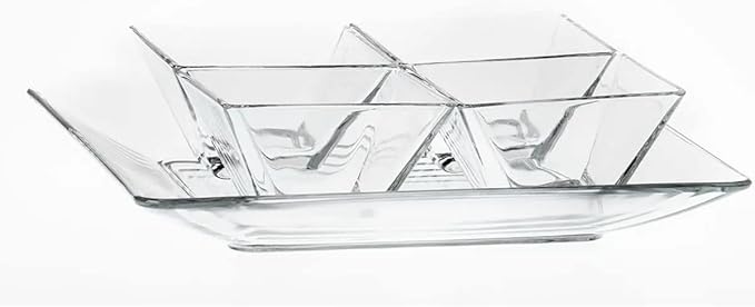 VETRERIA DI BORGONOVO Burgundy Display Board, Model Modes, Set of 5 Pieces, Multicoloured, One Size,