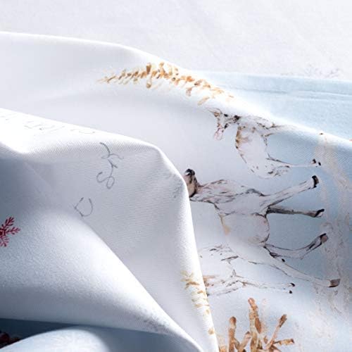 Maison d' Hermine Cloth Napkins Set of 4 100% Cotton Everyday Reusable Square Napkins Cloth Washable, Dinner, Party, Wedding, Restaurant (Fairytale Forest, 20" x 20")