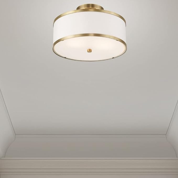 Livex Lighting 2 Lt Antique Brass Ceiling Mount