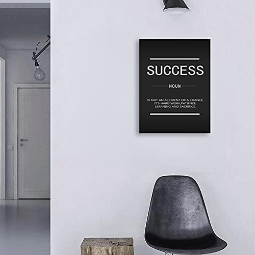 Inspirational Canvas Wall Art - Entrepreneur Quotes Success Picture - Modern Office Decoration - Ready to Hang [30W X 40'H]