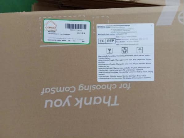 ComSaf Glass Storage Containers with Lids, 1.2 Qt Glass Jars with Lids, Clear Food Storage Jar, Canister For Pantry Cookie Flour Cereal Rice Sugar Tea Coffee Beans Spice, Square Set of 4