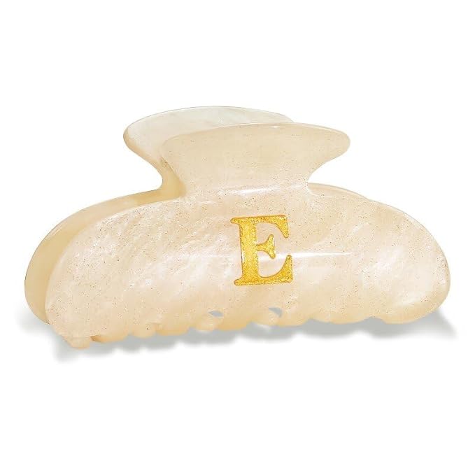 Initial Cute Hair Clips - Letter Elegant Hair Claw Clips, Fashion Glitter Claw Clips Durable Hair Clips, Wedding Gift, Bridesmaid Gifts, Birthday Gifts, Christmas Gift, Letter E