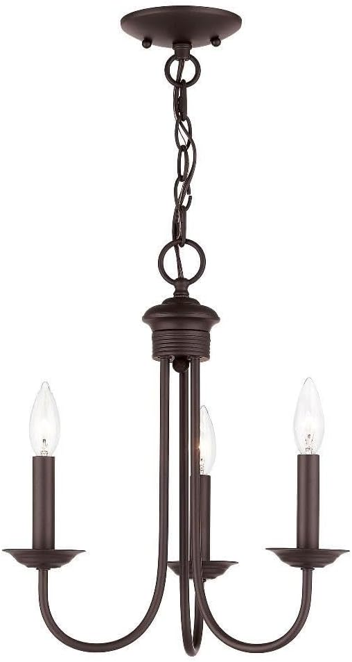Livex Lighting 42683-07 3 Light Mini Chandelier