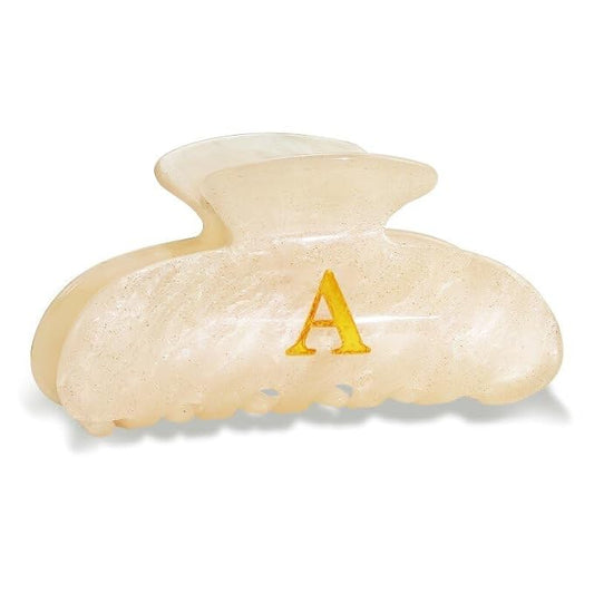 Initial Cute Hair Clips - Letter Elegant Hair Claw Clips, Fashion Glitter Claw Clips Durable Hair Clips, Wedding Gift, Bridesmaid Gifts, Birthday Gifts, Christmas Gift, Letter A