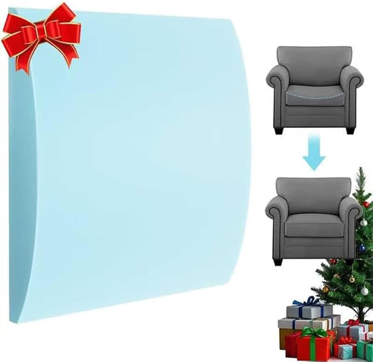 Couch Cushion Support for Sagging Seat Sofa Couch Supports for Sagging Cushions Curved 40D High Density Foam Blue Pack of 1