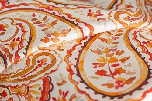 Maison d' Hermine Cloth Napkins Set of 4 100% Cotton Everyday Reusable Square Napkins Cloth Washable, Dinner, Party, Wedding, Restaurant (Palatial Paisley, 20" x 20")