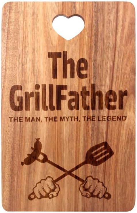 Gifts for Dad from Daughter Son Wooden Cheese Charcuterie Boards Unique Fathers Day Birthday Gifts Cool Christmas Kitchen Decor Presents for Dad Thanksgiving Xmas Gift for Father Cutting Board