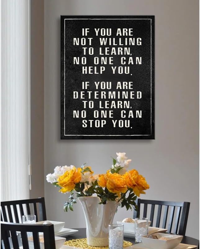Inspirational Office wall art Motivational posters for home decor Positive Quotes wall prints Encouragement Gifts Positive Sayings for preppy wall decor A-407