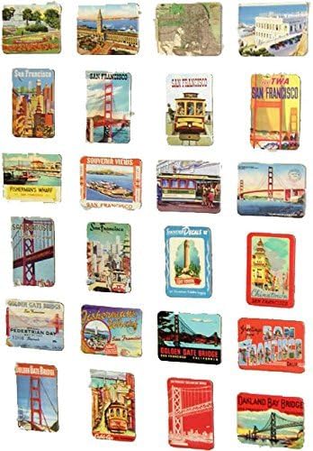 24-pcs magnetic fridge magnets refrigerator sticker home decoration accessories magnet paste arts crafts (San Francisco)