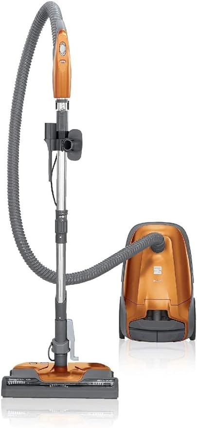 Kenmore 81214 200 Series Pet Friendly Lightweight Bagged Canister Vacuum with HEPA, 2 Motor System, and 3 Cleaning Tools-Orange