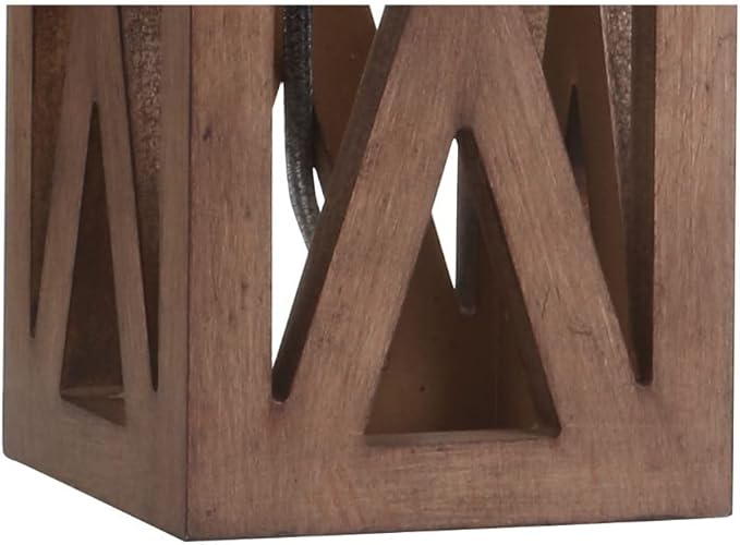 JONATHAN Y JYL1062A Stewart 21.5" Wood LED Table Lamp Industrial French Country Rustic Bedside Desk Nightstand Lamp for Bedroom Living Room Office College Bookcase LED Bulb Included, Brown