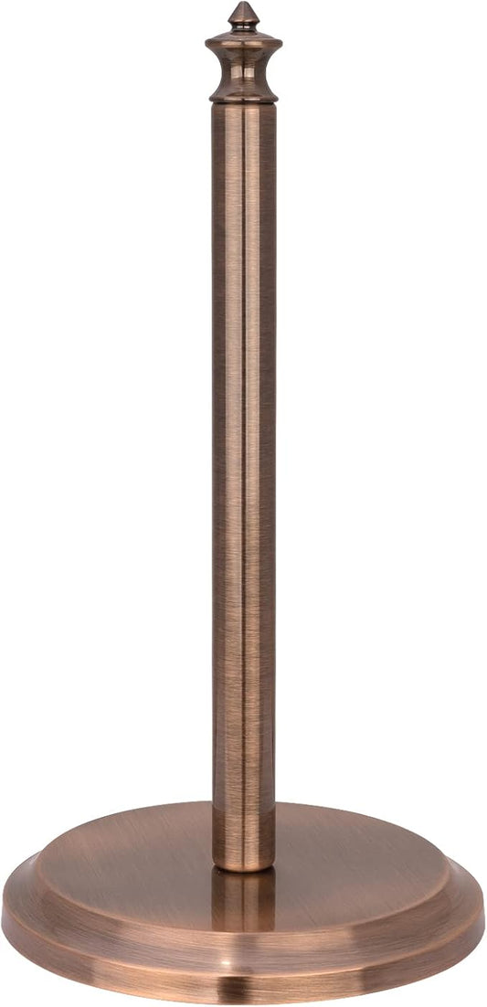 Akicon Paper Towel Holder Stand for Kitchen Countertop & Dining Room Table (Antique Copper, Classical)