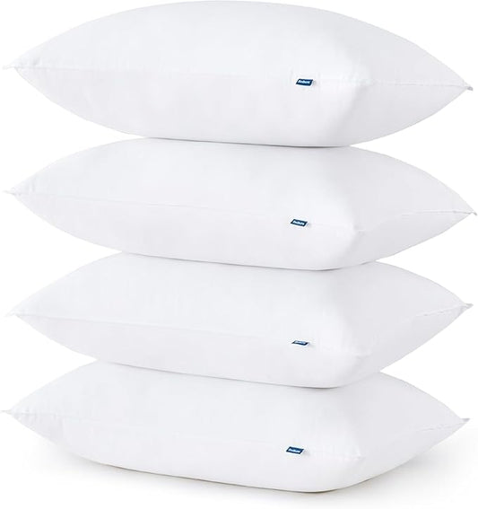 Bedsure King Size Pillows Set of 4 - King Size Bed Pillows 4 Pack for Sleeping, Soft and Supportive, Hotel Quality, Original Down Alternative Filling for Side, Back Sleepers
