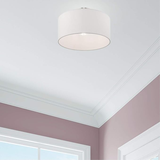 Livex Lighting 1 Lt Brushed Nickel Ceiling Mount