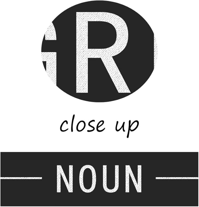 Motivational Canvas Wall Art Painting Poster Grit Noun Inspirational Entrepreneur Quotation Office Decoration Print Frame Artwork [12''W X 18''H]