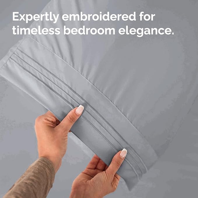 New Pillow Cases, Body, Steel Blue