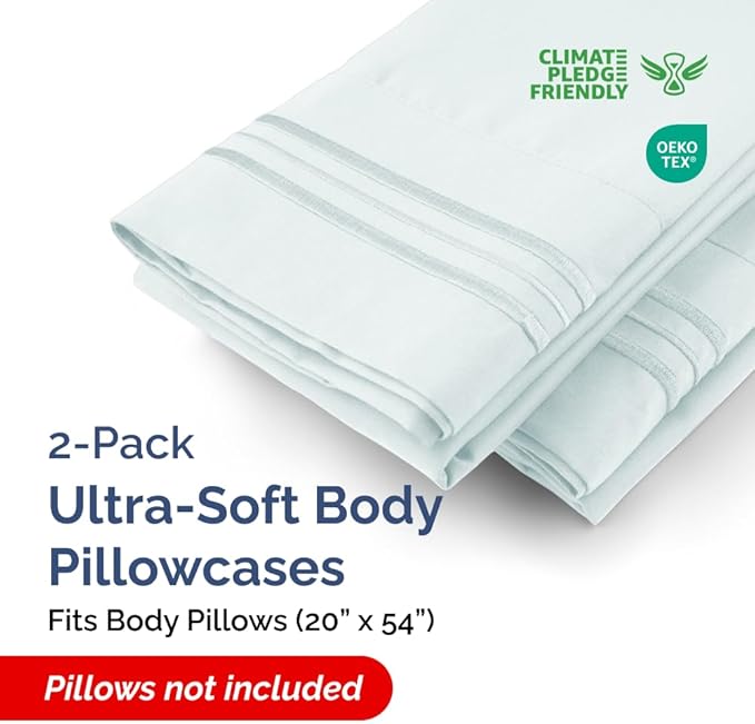 New Pillow Cases, Body, Ice Blue