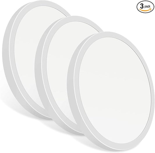 Energetic 5CCT Flush Mount Ceiling Light Fixtures, 26W LED Ceiling Lights for Bedroom, Kitchen, Bathroom, Hallway, 2700/3000/3500/4000/5000K, Super Slim, 11 Inch, White, 3 Pack