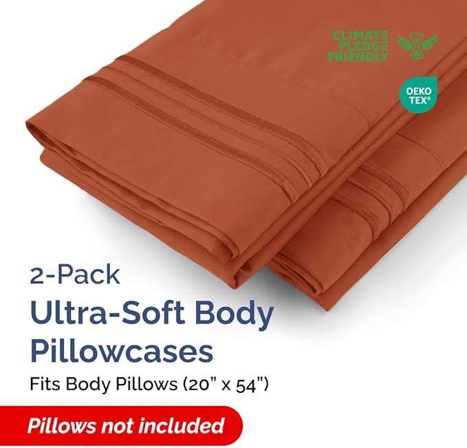 New Pillow Cases, Body, Terracotta