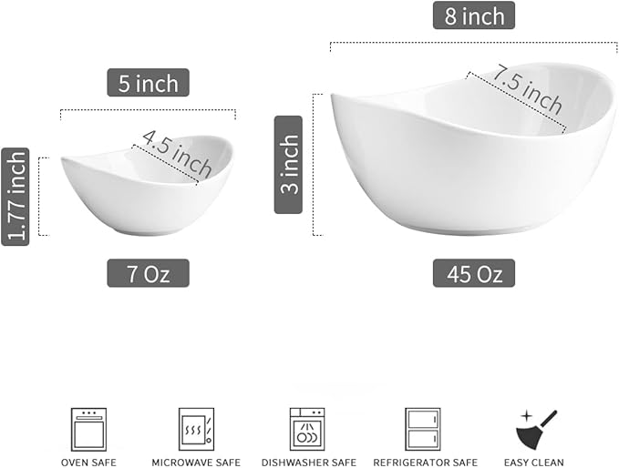 YHOSSEUN Chip and Dip Serving Set, Tiered Serving Bowl Set 2 Tier Serving Stand Ceramic Appetizer Serving Food Display Stand for Parties, Serving Dishes for Entertaining Food Service