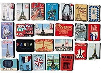 24-pcs magnetic fridge magnets refrigerator sticker home decoration accessories magnet paste arts crafts (Paris)