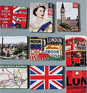 24-pcs magnetic fridge magnets refrigerator sticker home decoration accessories magnet paste arts crafts (London)