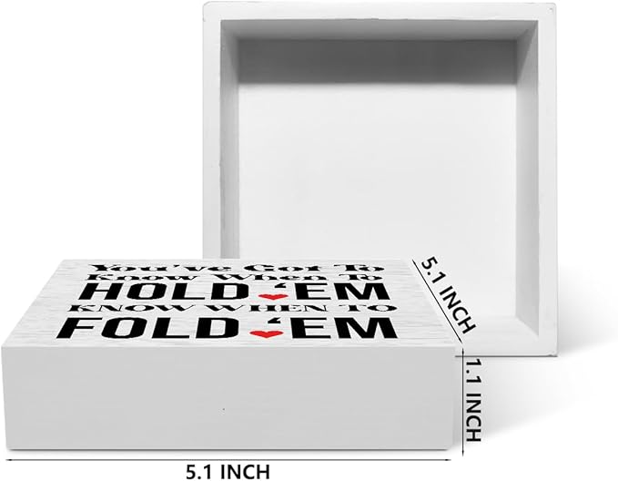 Inspirational Funny Quotes Rustic Wooden Box Sign Desk Decor Office Family Supplies Desk Accessories for Table Shelf Home Bedroom Living Room Farmhouse Room Decorations Wood Block Plaque Box Sign