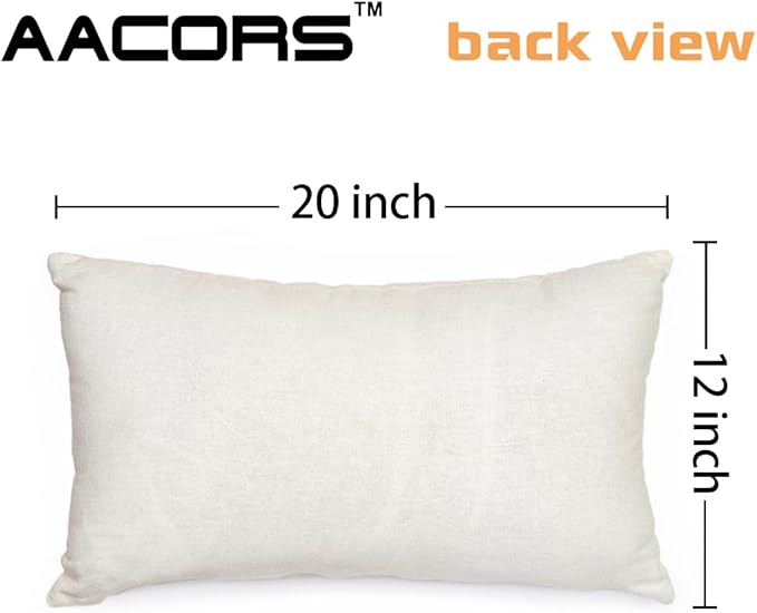 AACORS Fall Pillow Covers 12 x 20 Inch Set of 4, Pumpkin Home Sweet Home Thankful Grateful Blessed Harvest Floral Decorations Autumn Seasonal Pillow Case Decor for Sofa Couch AA556-12