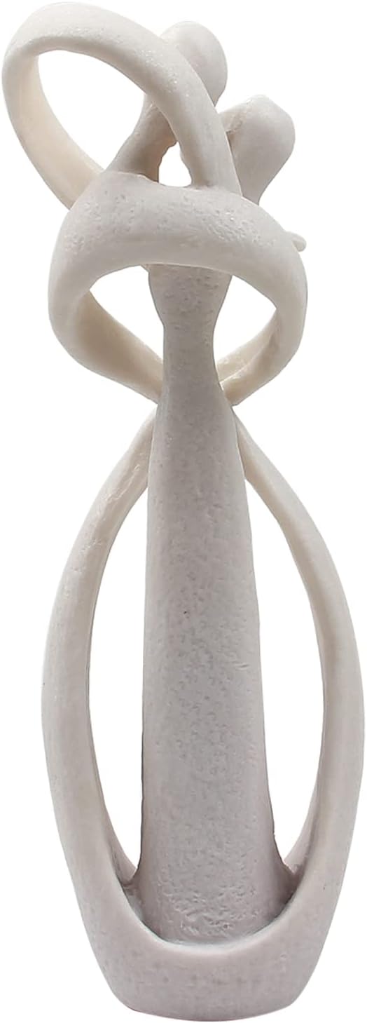 Resin Kiss Lovers Couple Sculpture Kissing Hug Lover Sandstone, Figurines Home Decor Handmade Abstract Art Figurine Sandstone Statue Crafts for Wedding Gift Desktop Decor