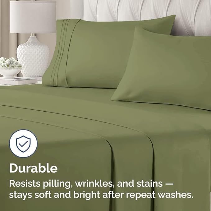 New Pillow Cases, King Standard, Sage Green