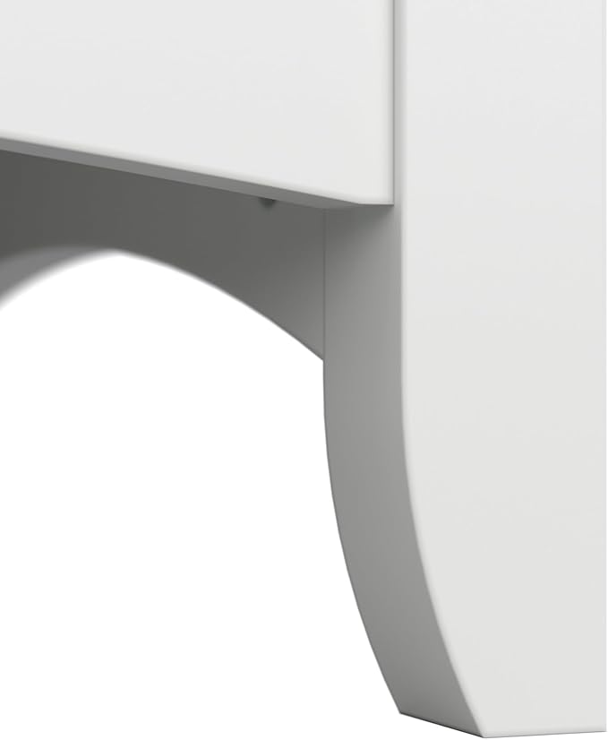 Bush Furniture Salinas 6 Cube Organizer in Pure White and Shiplap Gray