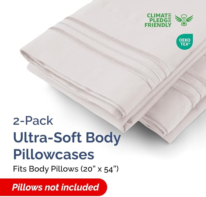 New Pillow Cases, Body, Light Grey