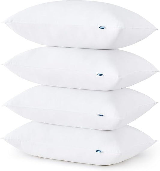 Bedsure Medium Firm Bed Pillows for Sleeping King Size, Set of 4, King Pillows 4 Pack Hotel Quality Premium Down Alternative for Medium Supportive Filling for Side, Back Sleepers