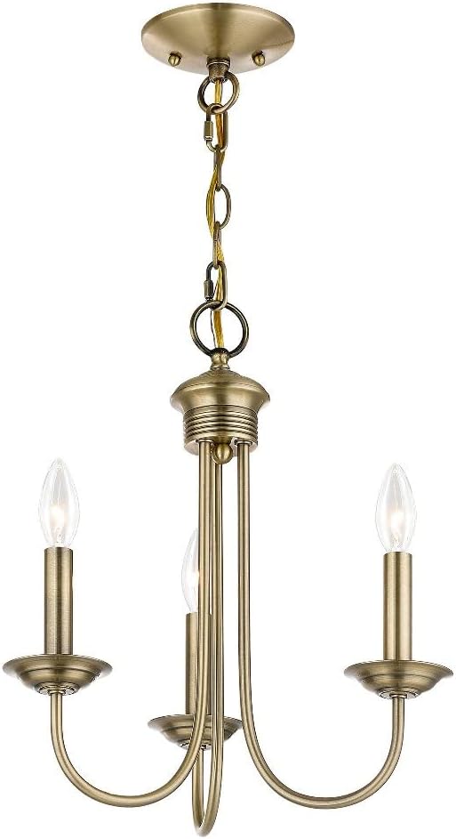 Livex Lighting 42683-07 3 Light Mini Chandelier