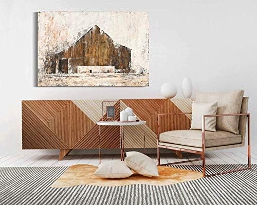 Yihui Arts Large Farmhouse Rustic Wall Decor Canvas Wall Art Painting Pictures for Living Room