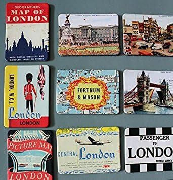 24-pcs magnetic fridge magnets refrigerator sticker home decoration accessories magnet paste arts crafts (London)