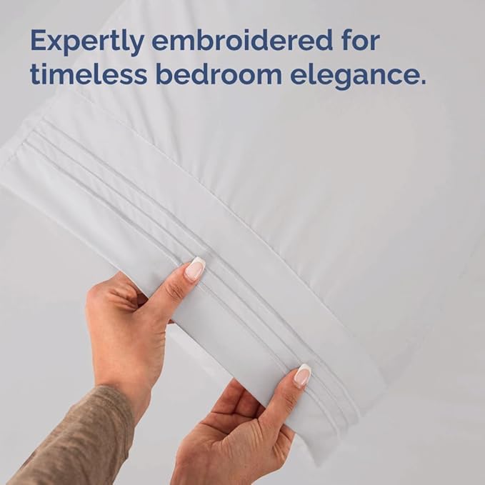 New Pillow Cases, Standard, French Grey