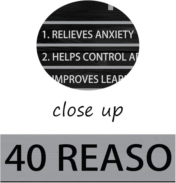 40 Reasons to Workout Inspirational Quotes Exercise Wall Art Motivational Fitness Painting Prints on Canvas Inspiring Posters Pictures Print Artwork Decor for Gym Home Office[30″W X 40″H]