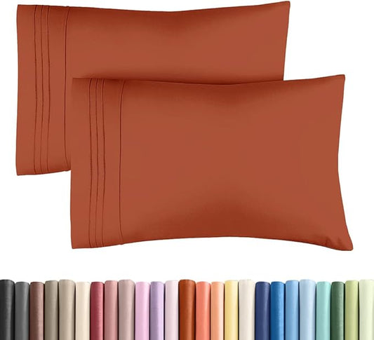 New Pillow Cases, Standard, Terracotta