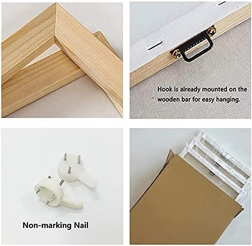 Yxbhhym Bathroom Decor Zen Decor Gray Wall Art Red Floral Wall Pictures Black and White Wall Art Flower Zen Stone Sand Pebble Canvas Print Artwork for Bedroom Living Room Home Wall Decoration