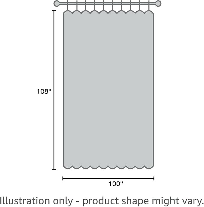 Yakamok 100% Blackout Thermal Insulated Grommet Curtains, Noise Reducing Barrier Panel for Sliding Glass Door, 2 Thick Layers Heat Full Light Blocking Patio Door Drapery, Grey, W100 x L108, 1 Panel