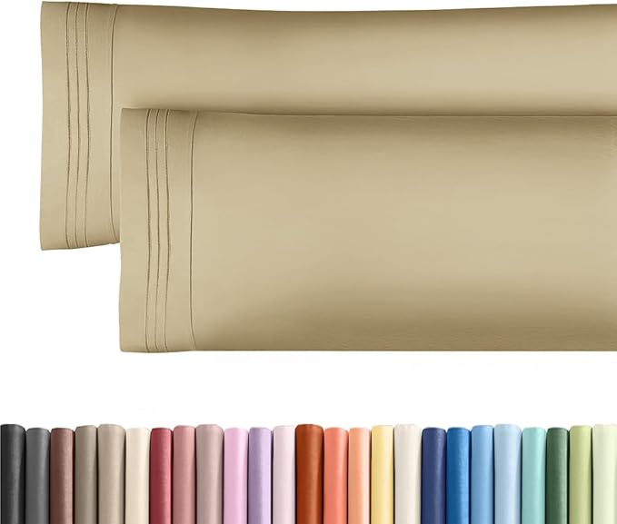 New Pillow Cases, Body, Beige