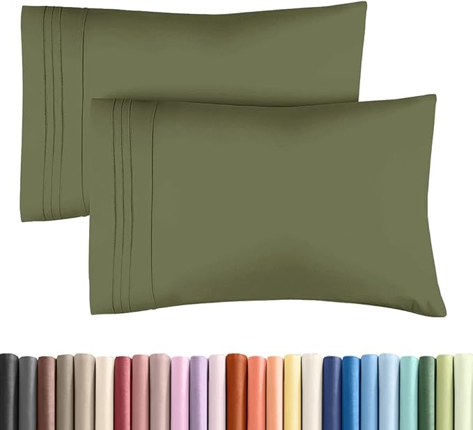 New Pillow Cases, Standard, Sage Green