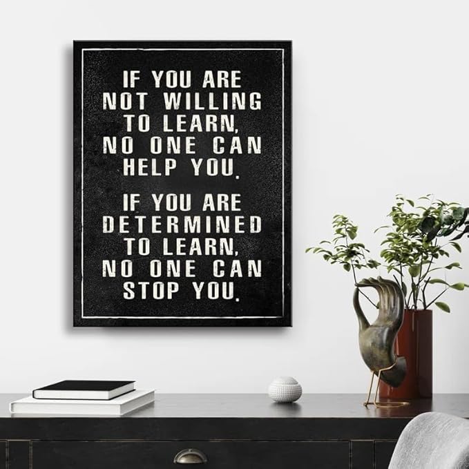 Inspirational Office wall art Motivational posters for home decor Positive Quotes wall prints Encouragement Gifts Positive Sayings for preppy wall decor A-407