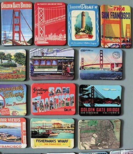24-pcs magnetic fridge magnets refrigerator sticker home decoration accessories magnet paste arts crafts (San Francisco)